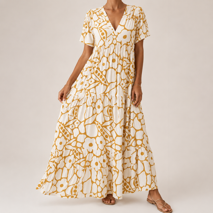 Clara | Vestido Largo Bohemio Elegante Clara