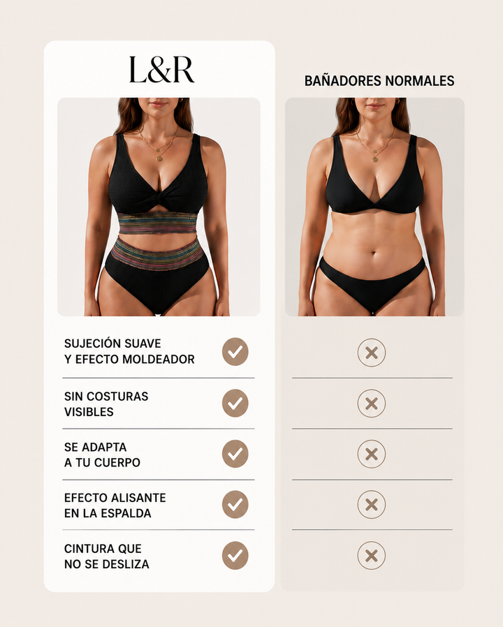 Bikini de Cintura Alta con Control de Abdomen