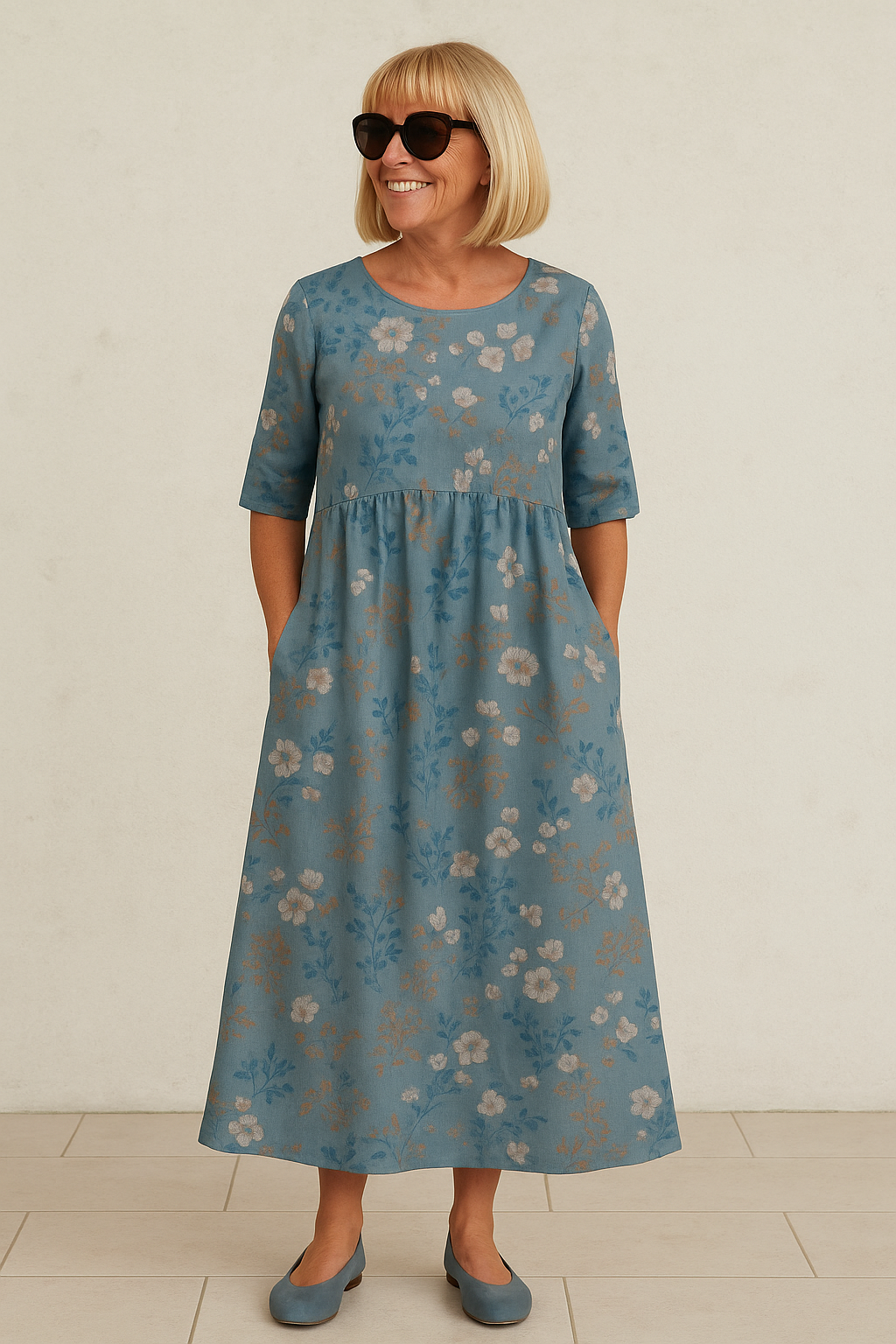 Elize™ | Vestido Midi Relajado y Elegante