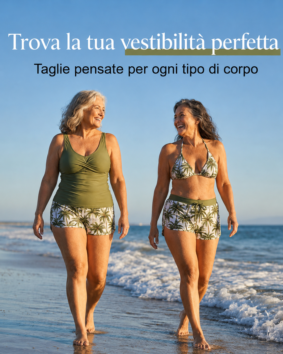 Maren | Conjunto de bikini tankini de tres piezas y pareo