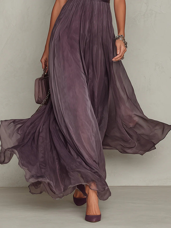 Flavia™ – Vestido Maxi Fluido que se Mueve Contigo
