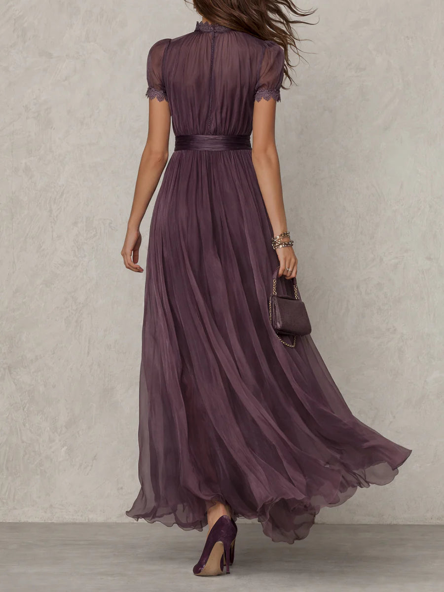 Flavia™ – Vestido Maxi Fluido que se Mueve Contigo