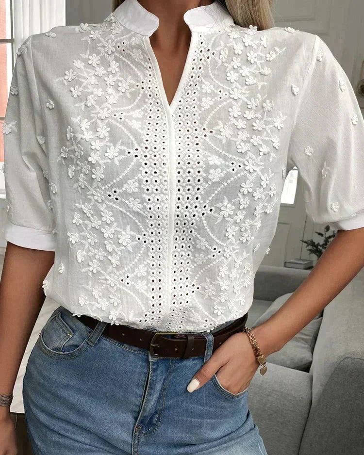 Laurine™ | Top casual elegante bordado