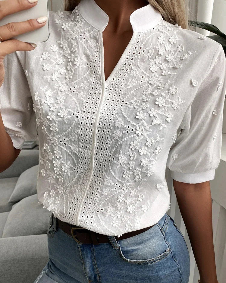 Laurine™ | Top casual elegante bordado