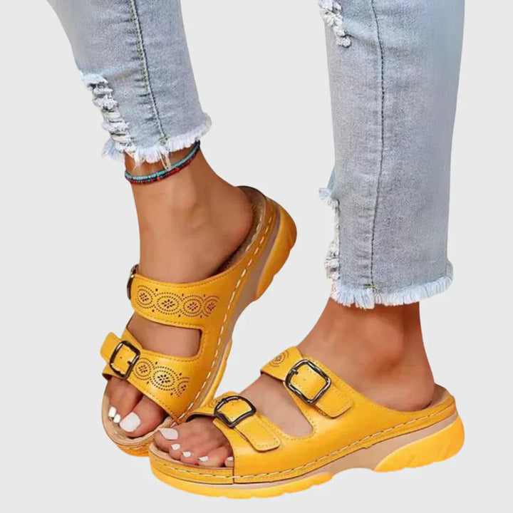 Diora™ | Sandalias ortopédicas de cuero
