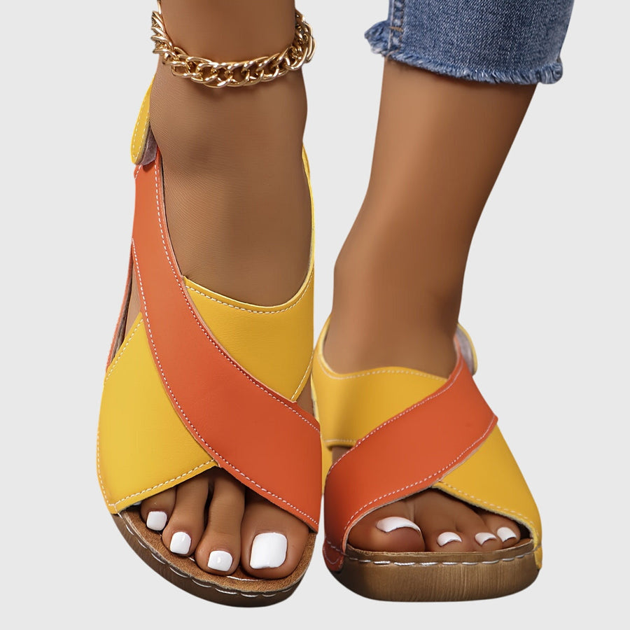 Sandalias ortopédicas coloridas