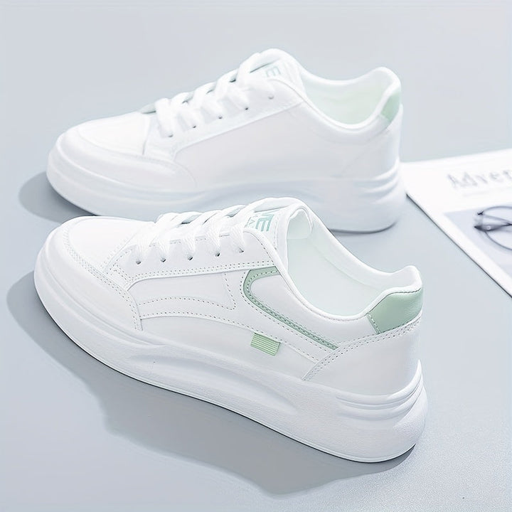 Zapatillas blancas chic confort ligero