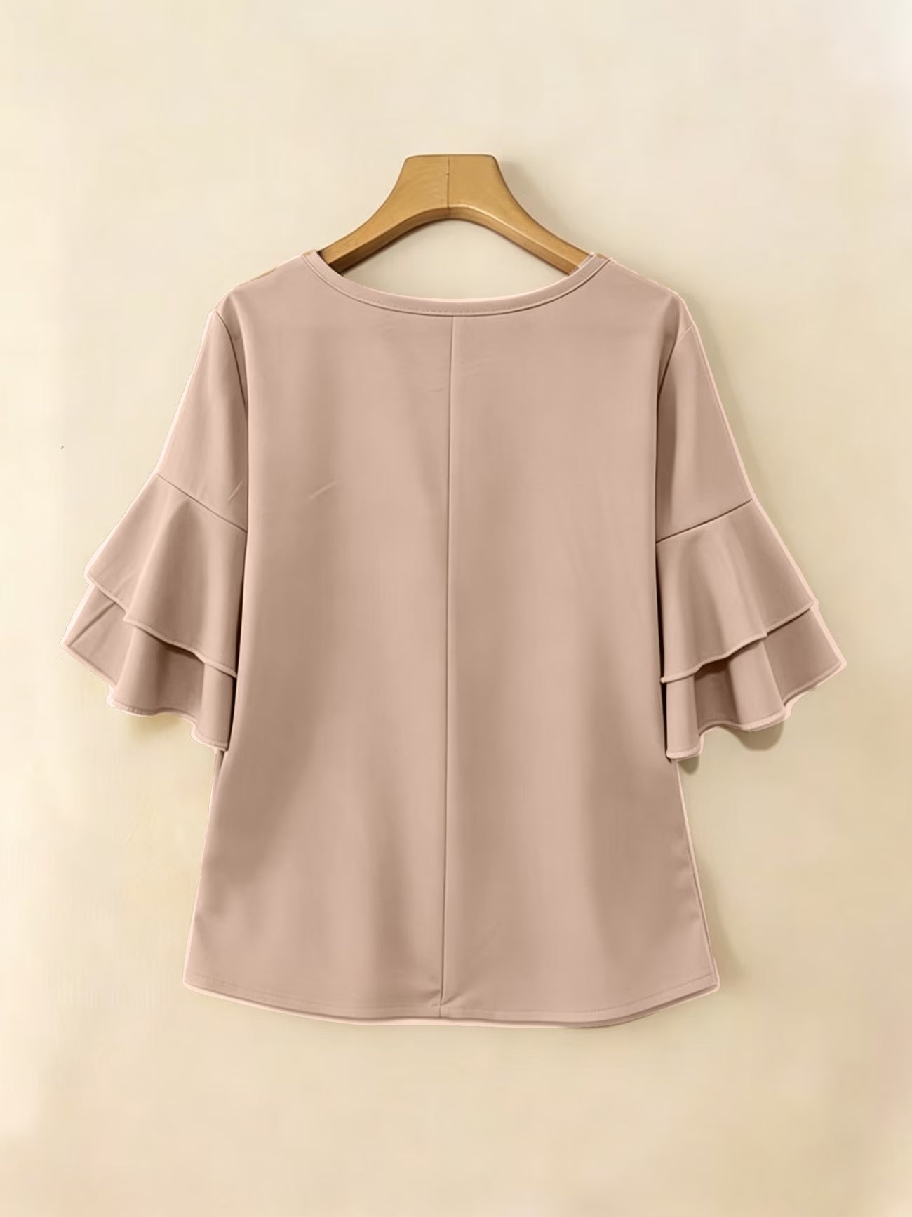 Clara™ | Blusa Fluida de Manga Volante