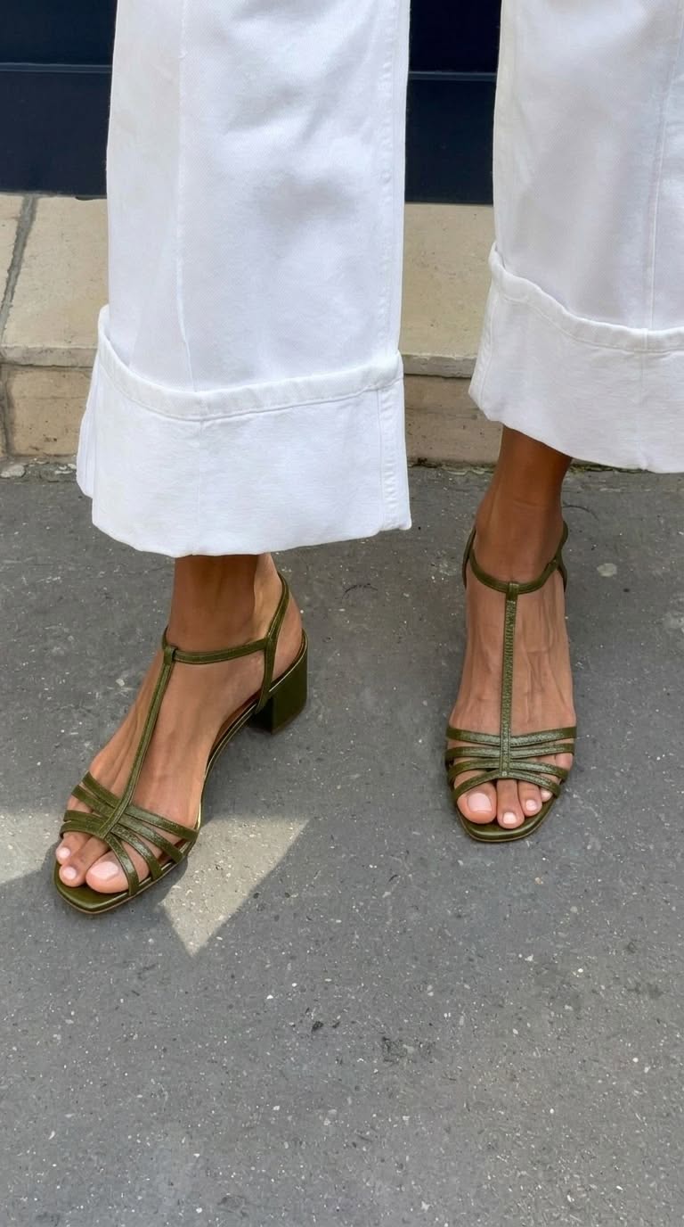 Allegra | Sandali Dorati Eleganti per il Giorno