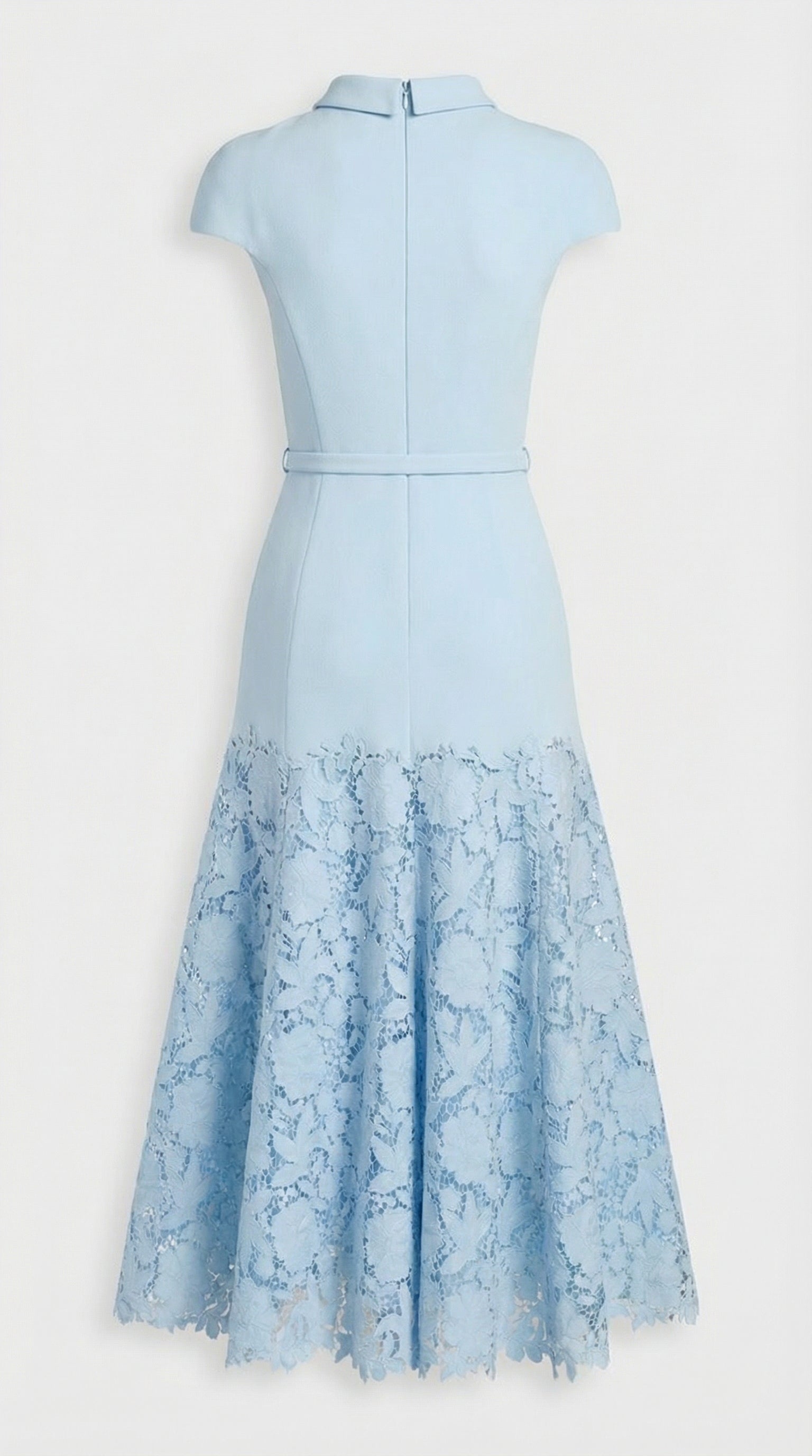 Mirana™ | Vestido Midi de Encaje Azul