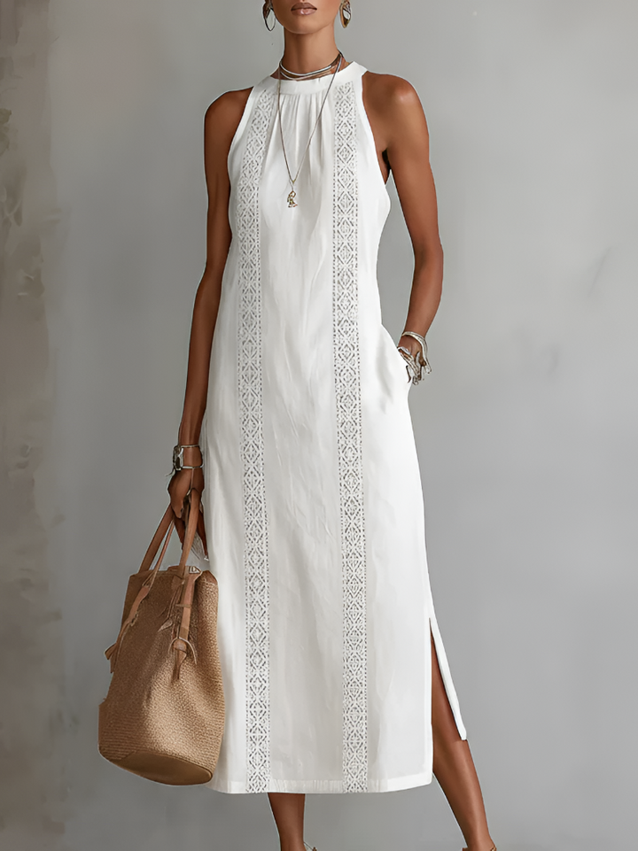 Jimena™ – Vestido Midi de Lino