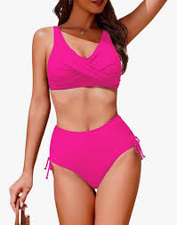 Conjunto de Bikini con Fruncido Soporte