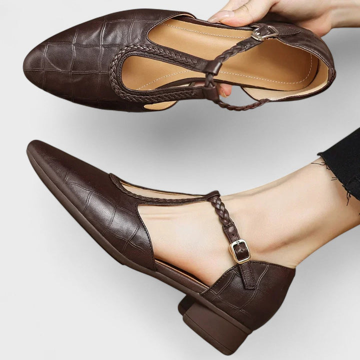 Elena™ | Zapatos Ortopédicos de Cuero Cómodos