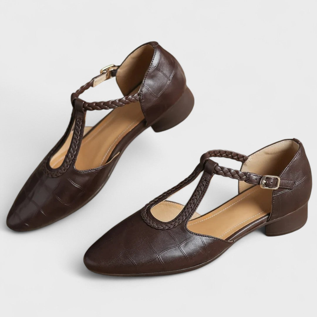 Elena™ | Zapatos Ortopédicos de Cuero Cómodos