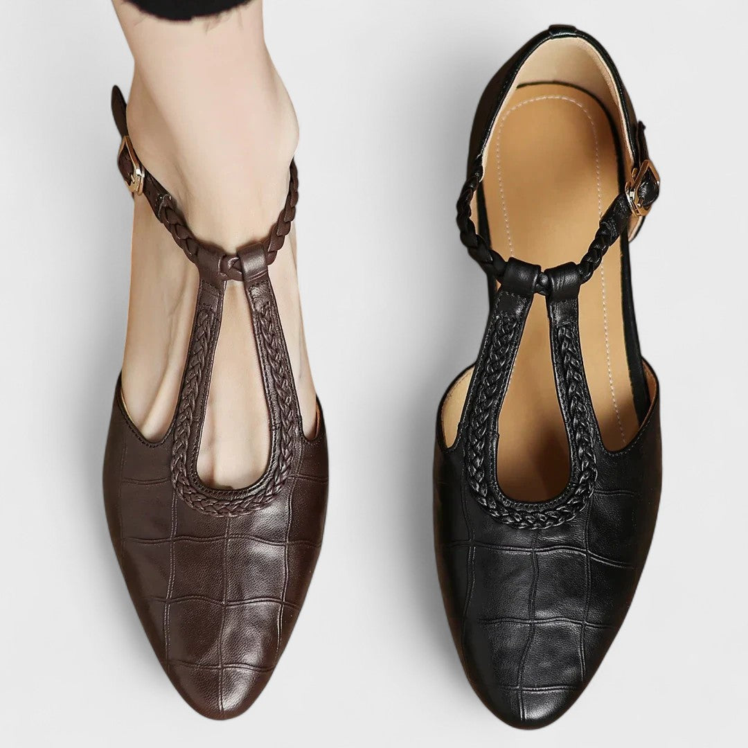 Elena™ | Zapatos Ortopédicos de Cuero Cómodos