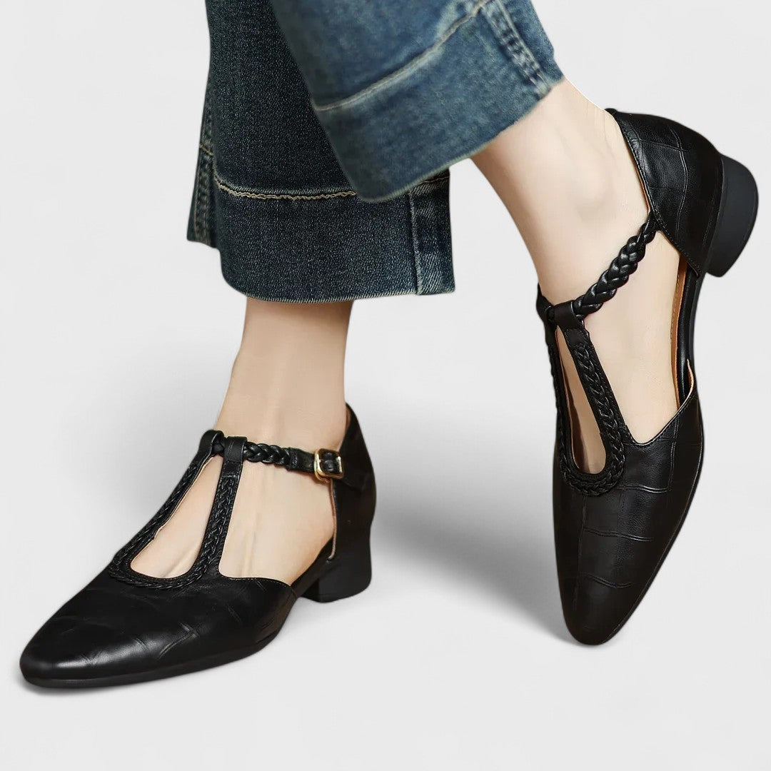 Elena™ | Zapatos Ortopédicos de Cuero Cómodos
