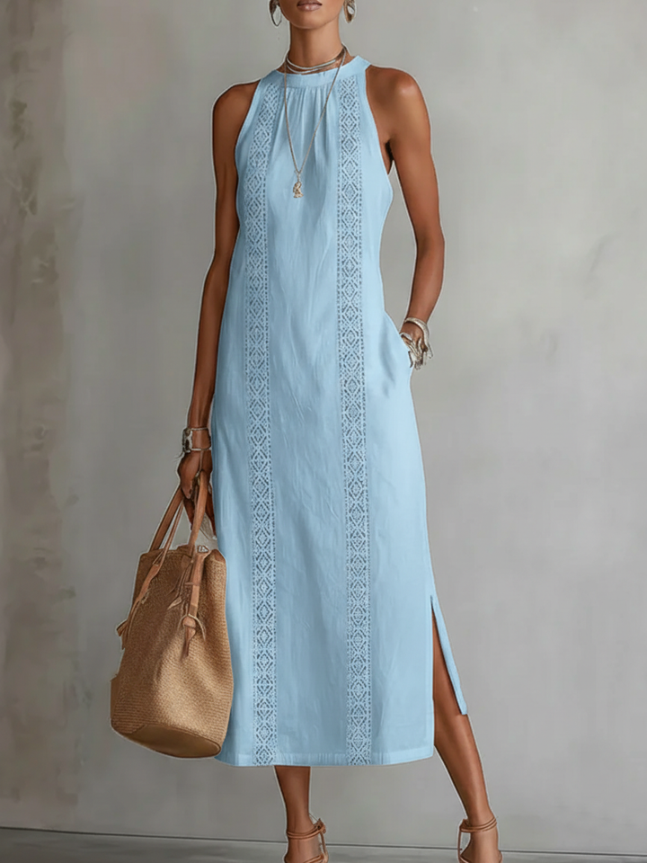 Jimena™ – Vestido Midi de Lino