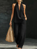 Mary™ | Conjunto de Dos Piezas de Denim Minimalista y Cómodo