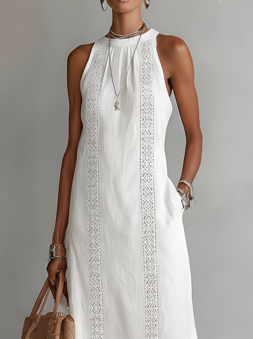 Jimena™ – Vestido Midi de Lino