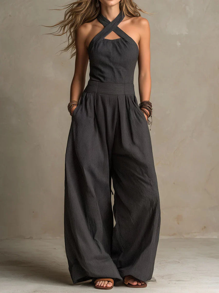 Blanca™ | Mono Elegante con Escote Cruzado