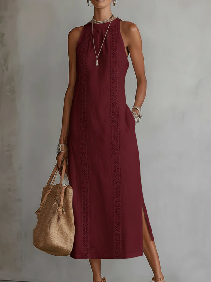 Jimena™ – Vestido Midi de Lino