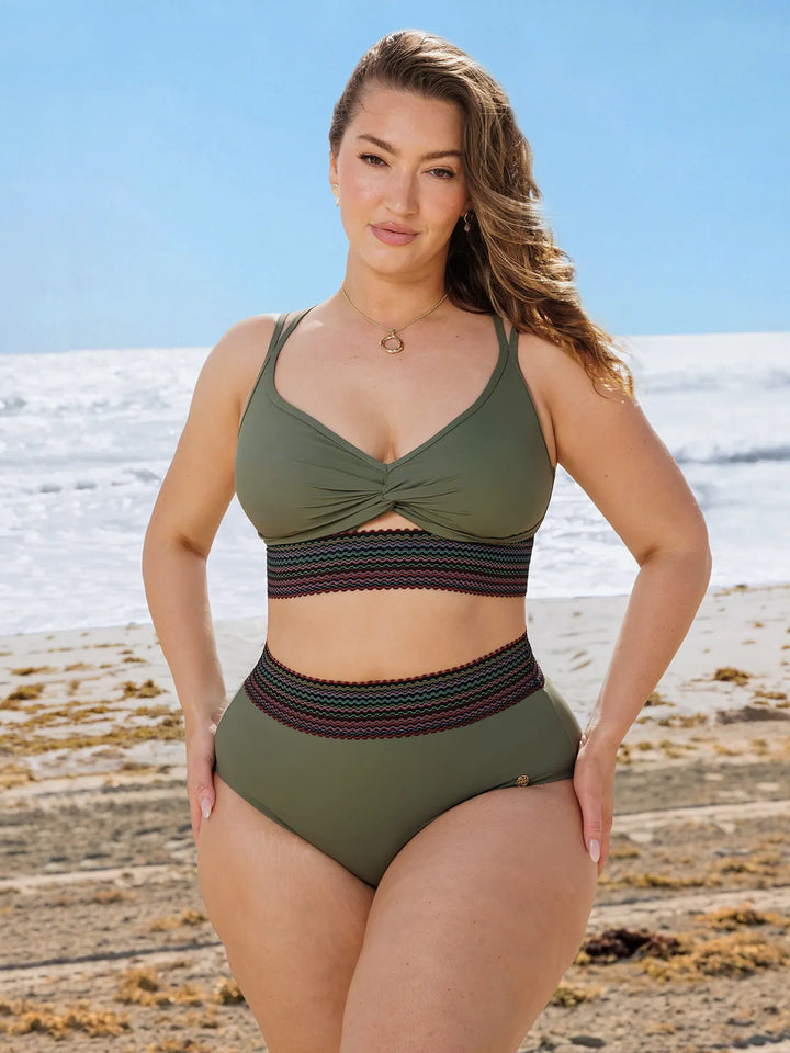 Bikini de Cintura Alta con Control de Abdomen