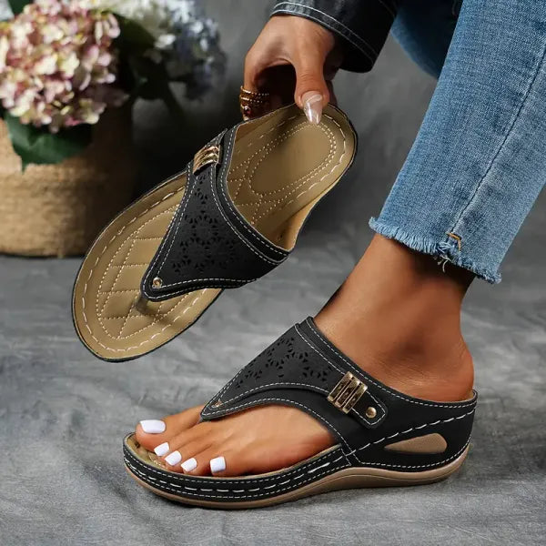 Sandalias cómodas ortopédicas coloridas