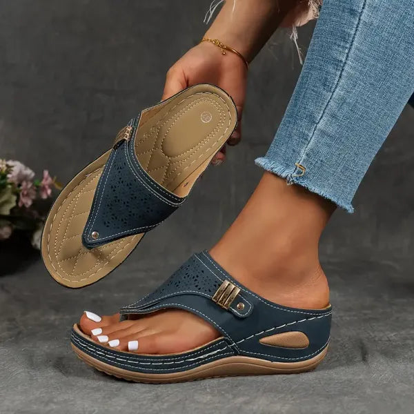 Sandalias cómodas ortopédicas coloridas