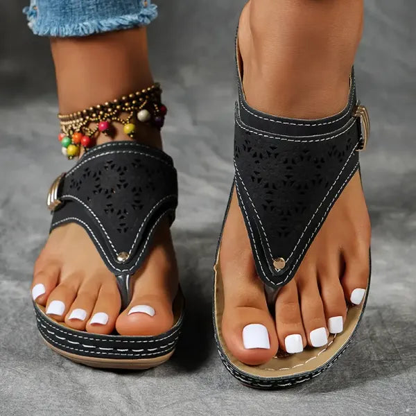 Sandalias cómodas ortopédicas coloridas