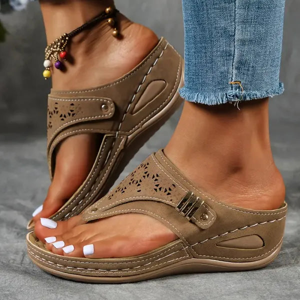 Sandalias cómodas ortopédicas coloridas