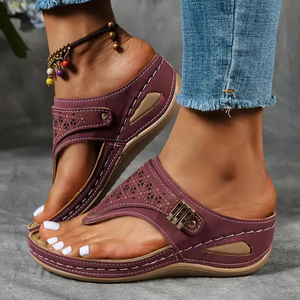 Sandalias cómodas ortopédicas coloridas