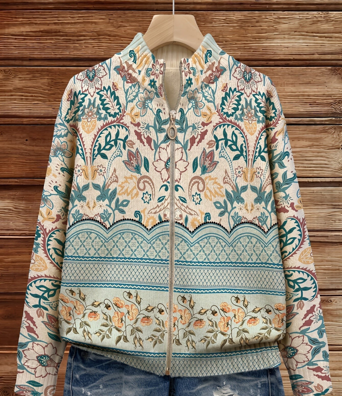 Sybilla™ | Vintage Floral Botanical Edge Print