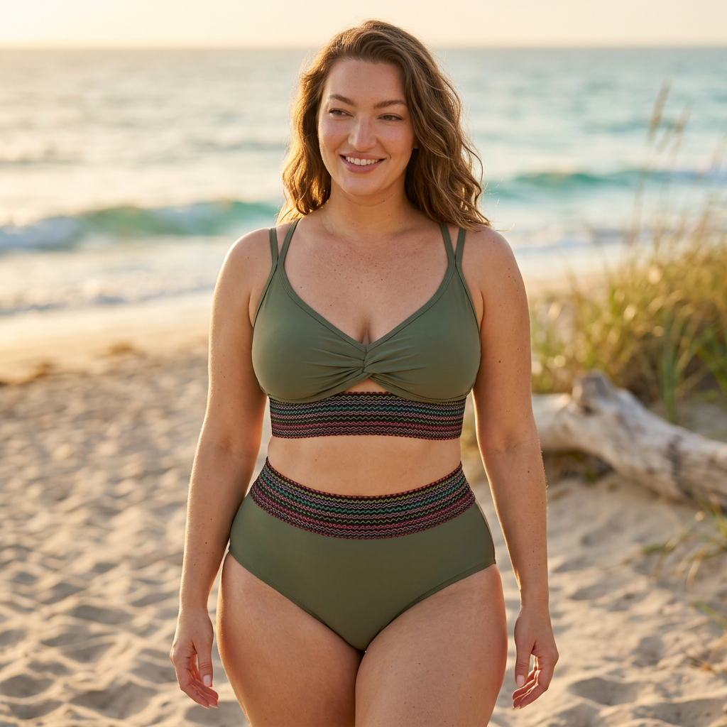 Bikini de Cintura Alta con Control de Abdomen